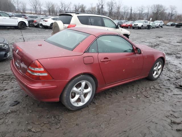 WDBKK65F01F177423 - 2001 MERCEDES-BENZ SLK 320 RED photo 3