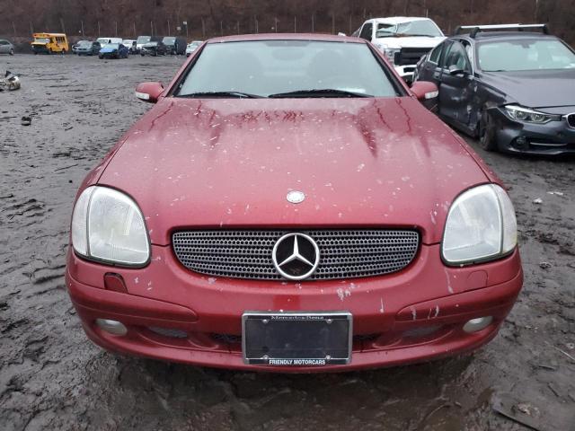 WDBKK65F01F177423 - 2001 MERCEDES-BENZ SLK 320 RED photo 5