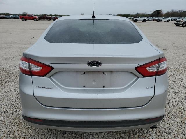 3FA6P0H7XDR125039 - 2013 FORD FUSION SE SILVER photo 6