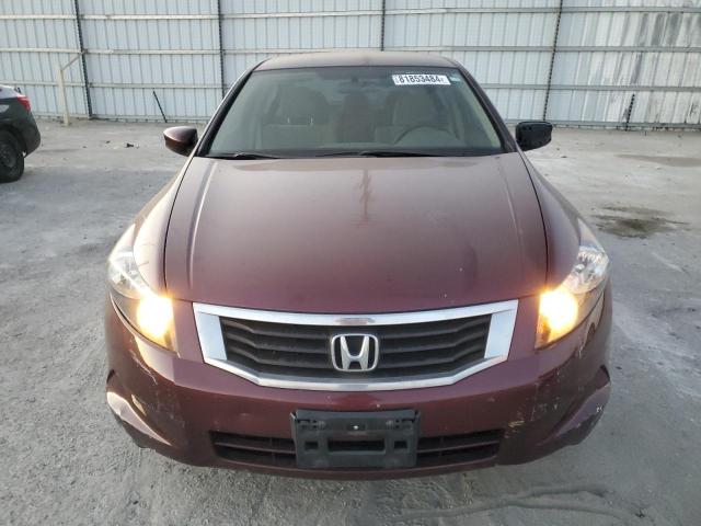 1HGCP2F33AA137906 - 2010 HONDA ACCORD LX BURGUNDY photo 5