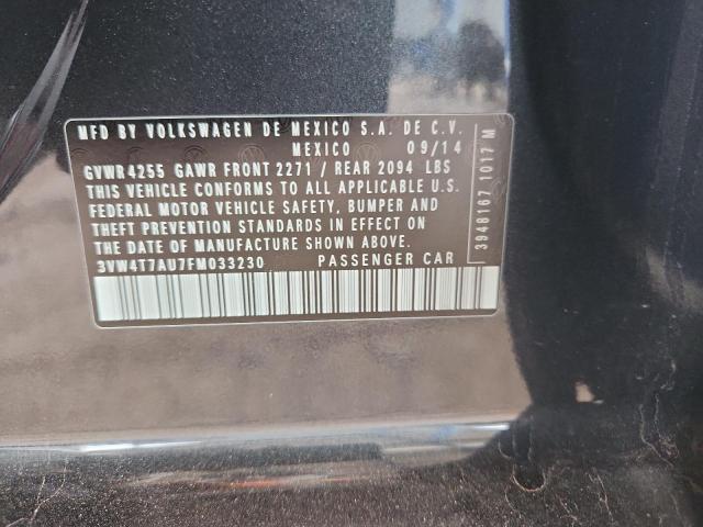 3VW4T7AU7FM033230 - 2015 VOLKSWAGEN GTI CHARCOAL photo 12
