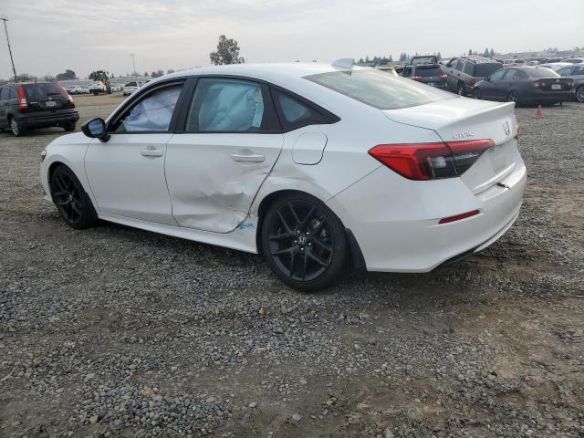 2HGFE2F52PH524462 - 2023 HONDA CIVIC SPORT WHITE photo 2