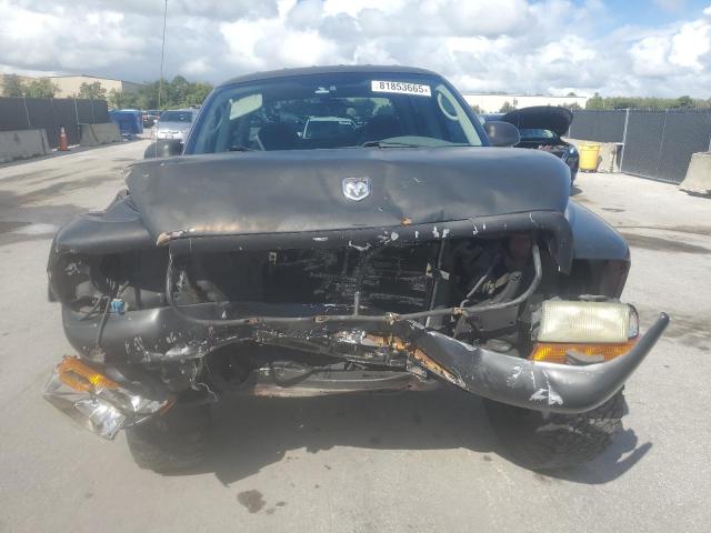 1B7HL48X12S560488 - 2002 DODGE DAKOTA QUAD SLT Темно-сірий фото 5