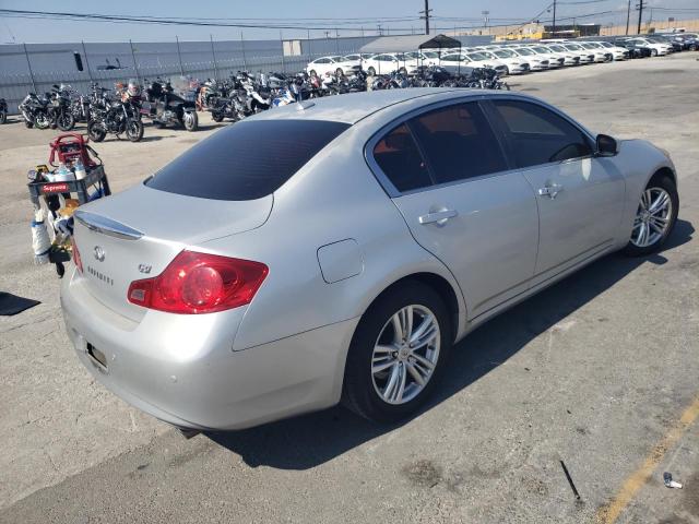 JN1CV6AP3DM722724 - 2013 INFINITI G37 BASE Gümüş foto 3