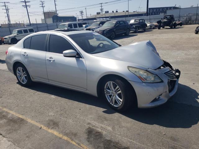 JN1CV6AP3DM722724 - 2013 INFINITI G37 BASE Gümüş foto 4