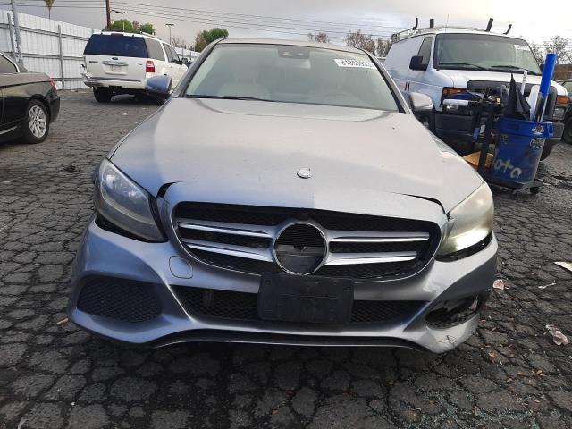 55SWF4JB3GU123561 - 2016 MERCEDES-BENZ C 300 SILVER photo 5