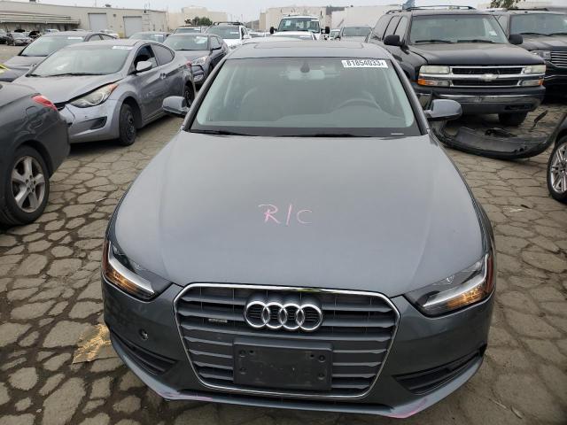 WAUBFAFL8EN012774 - 2014 AUDI A4 PREMIUM GRAY photo 5