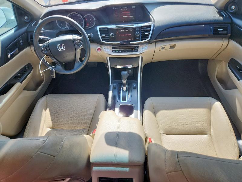 1HGCR2F82FA245690 - 2015 HONDA ACCORD EXL WHITE photo 8