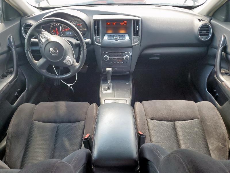 1N4AA5APXEC480599 - 2014 NISSAN MAXIMA S BLACK photo 8