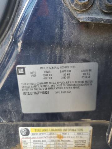 1G1ZJ57769F190829 - 2009 CHEVROLET MALIBU 2LT 蓝色 照片 12