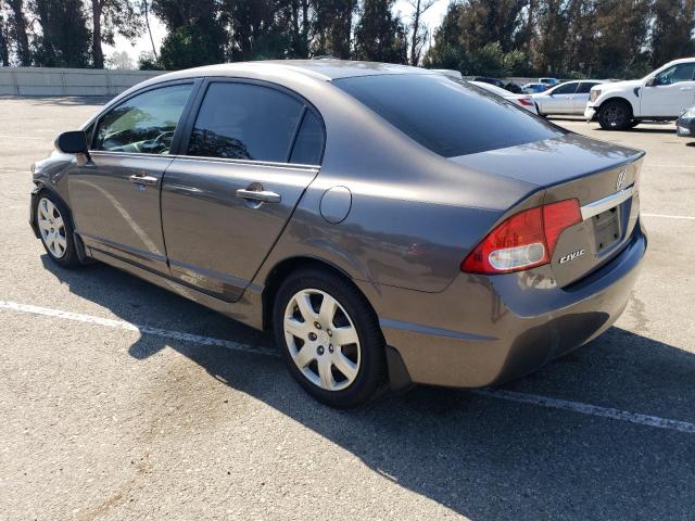 19XFA16559E020796 - 2009 HONDA CIVIC LX GRAY photo 2