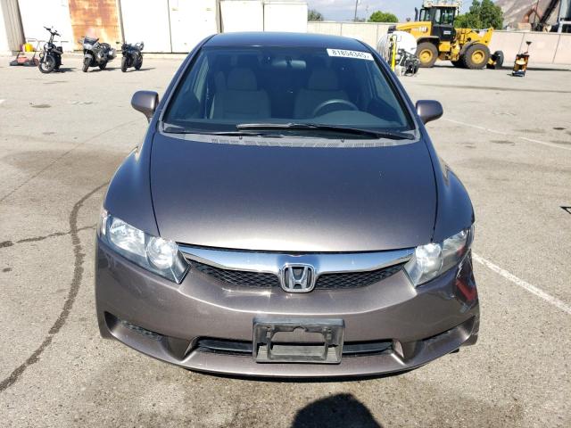 19XFA16559E020796 - 2009 HONDA CIVIC LX GRAY photo 5