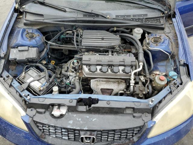 2HGES16324H638289 - 2004 HONDA CIVIC DX VP Mavi foto 11