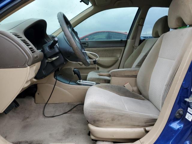 2HGES16324H638289 - 2004 HONDA CIVIC DX VP Mavi foto 7