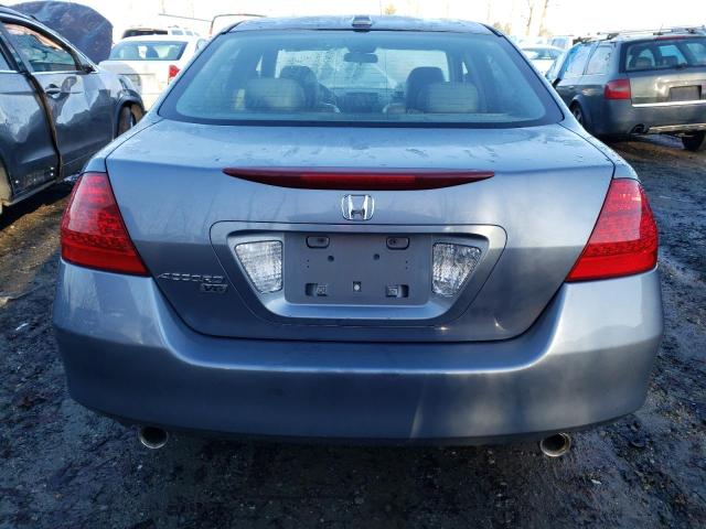 1HGCM66847A054036 - 2007 HONDA ACCORD EX BLUE photo 6