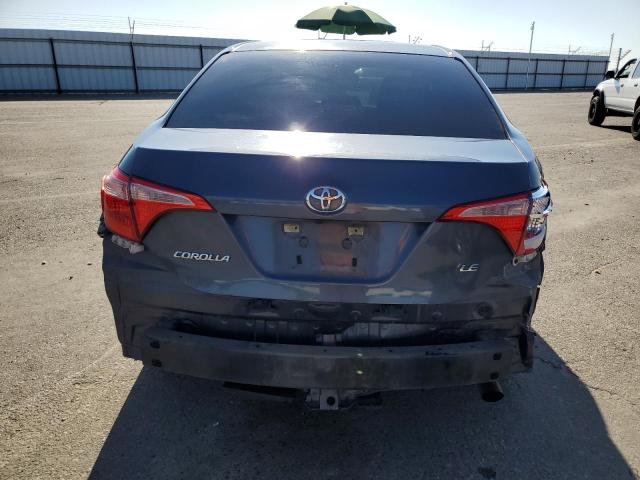 5YFBURHE2KP936888 - 2019 TOYOTA COROLLA L GRAY photo 6