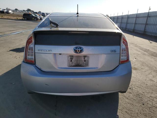 JTDKN3DU2F1989320 - 2015 TOYOTA PRIUS SILVER photo 6