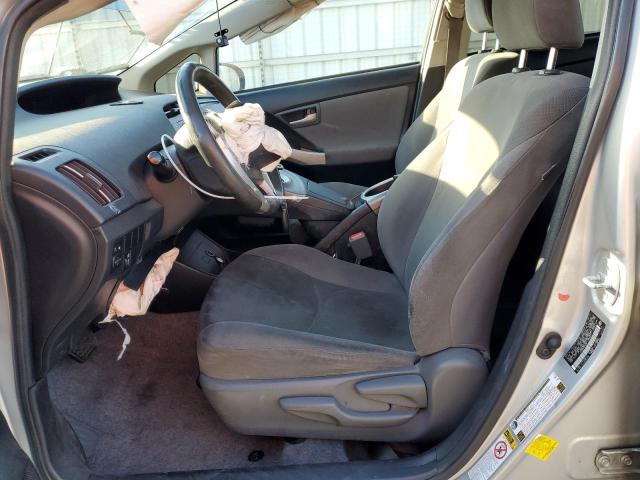 JTDKN3DU2F1989320 - 2015 TOYOTA PRIUS SILVER photo 7