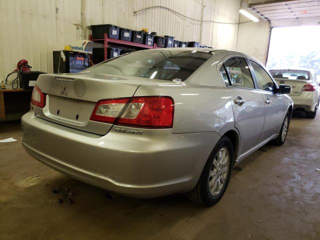 4A3AB36F09E025537 - 2009 MITSUBISHI GALANT ES SILVER photo 3