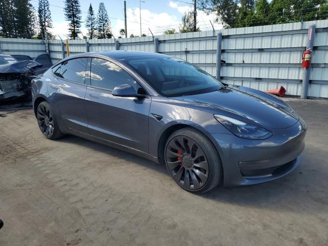 5YJ3E1ECXPF623841 - 2023 TESLA MODEL 3 GRAY photo 4