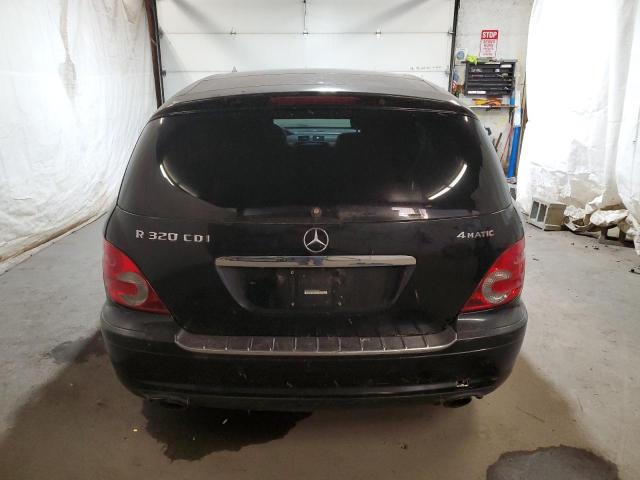 4JGCB22E28A066532 - 2008 MERCEDES-BENZ R 320 CDI BLACK photo 6