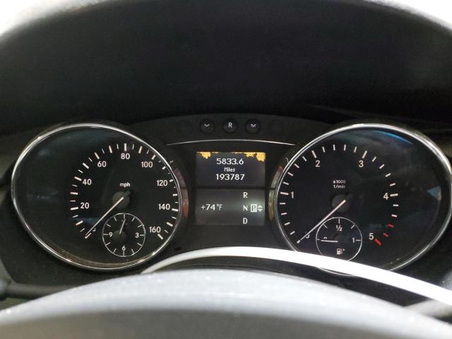 4JGCB22E28A066532 - 2008 MERCEDES-BENZ R 320 CDI BLACK photo 9