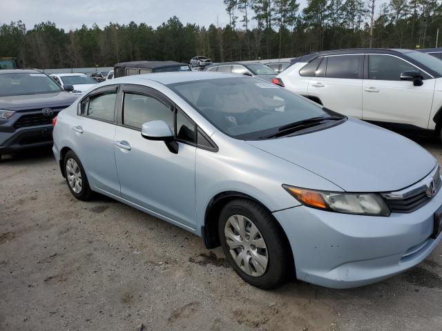 2HGFB2F58CH559283 - 2012 HONDA CIVIC LX BLUE photo 4