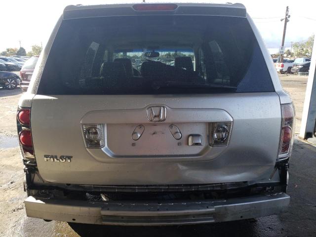 5FNYF28718B002223 - 2008 HONDA PILOT EXL SILVER photo 6