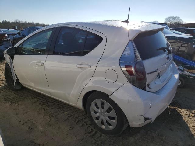 JTDKDTB35C1518819 - 2012 TOYOTA PRIUS C WHITE photo 2