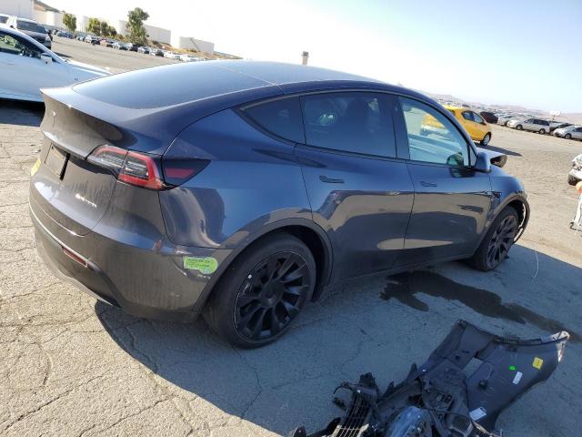 7SAYGAEE2NF536338 - 2022 TESLA MODEL Y Gris foto 3