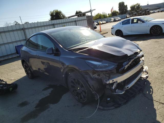 7SAYGAEE2NF536338 - 2022 TESLA MODEL Y Gris foto 4