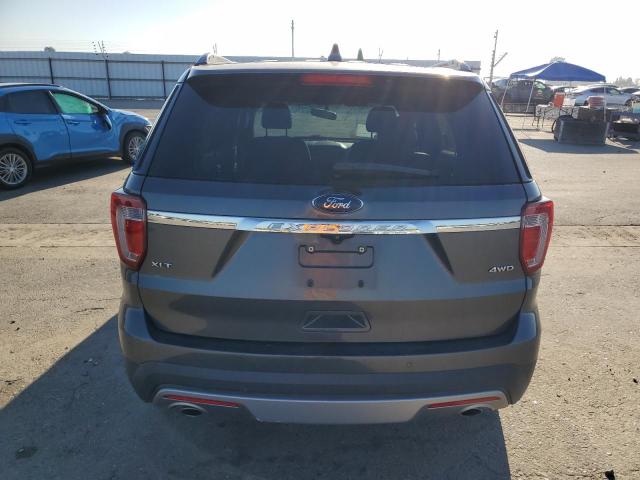 1FM5K8D80HGA94099 - 2017 FORD EXPLORER XLT Grau Foto 6