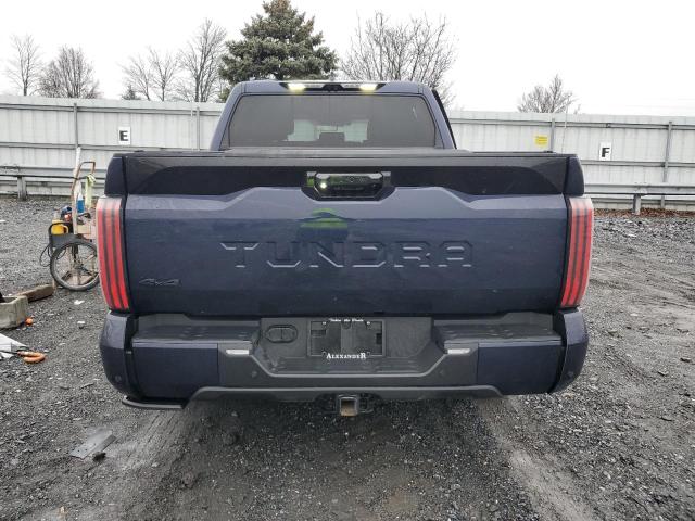 5TFNA5DB3NX001590 - 2022 TOYOTA TUNDRA CREWMAX PLATINUM BLUE photo 6