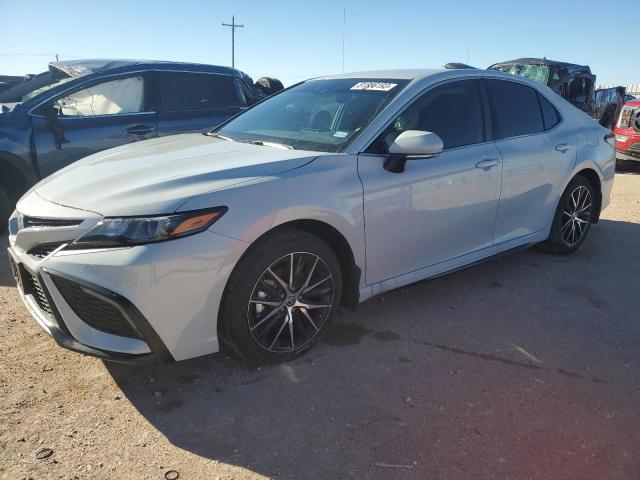 4T1G11AK0RU202954 - 2024 TOYOTA CAMRY SE NIGHT SHADE WHITE photo 1