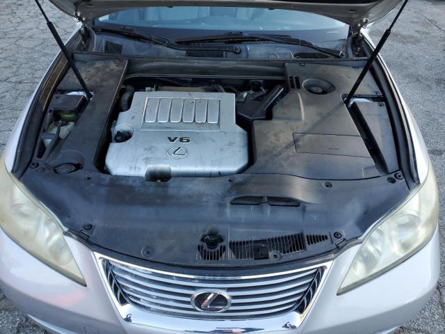 JTHBJ46G982199307 - 2008 LEXUS ES 350 SILVER photo 11