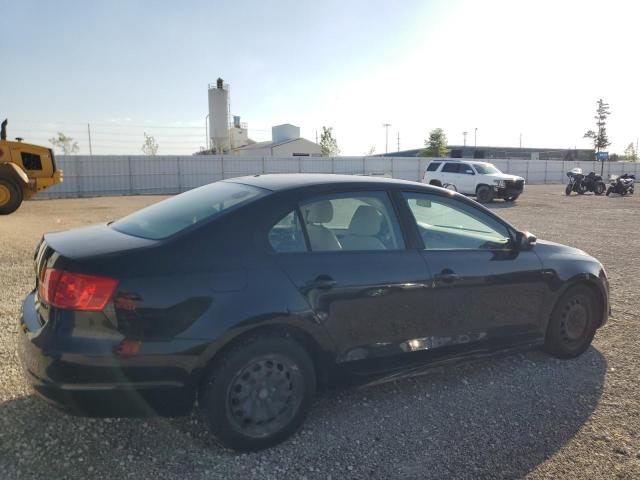 3VWDX7AJ6BM301379 - 2011 VOLKSWAGEN JETTA SE BLACK photo 3