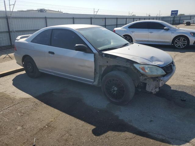 1HGEM22135L057103 - 2005 HONDA CIVIC DX VP SILVER photo 4