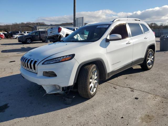 1C4PJLDBXJD553807 - 2018 JEEP CHEROKEE LIMITED WHITE photo 1