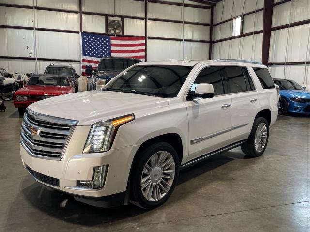 1GYS4DKJ0KR149124 - 2019 CADILLAC ESCALADE PLATINUM WHITE photo 2