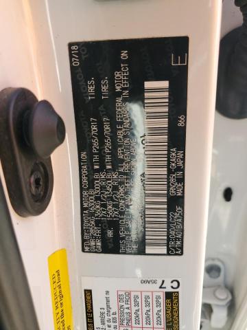 JTEBU5JR0J5603019 - 2018 TOYOTA 4RUNNER SR5/SR5 PREMIUM 白色 照片 12