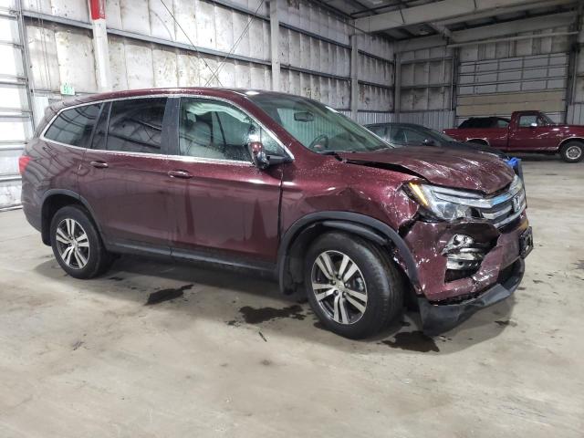 5FNYF6H52GB124237 - 2016 HONDA PILOT EXL MAROON photo 4