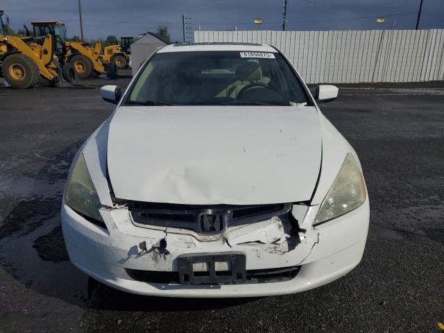 1HGCM56715A040206 - 2005 HONDA ACCORD EX WHITE photo 5