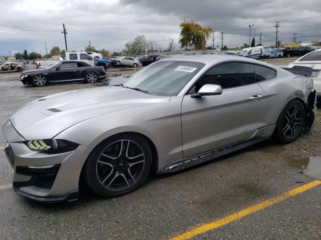 1FA6P8TH0K5181277 - 2019 FORD MUSTANG SILVER photo 1