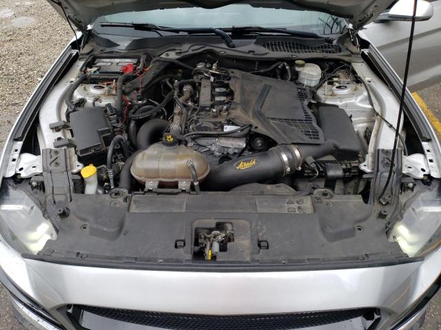 1FA6P8TH0K5181277 - 2019 FORD MUSTANG SILVER photo 11