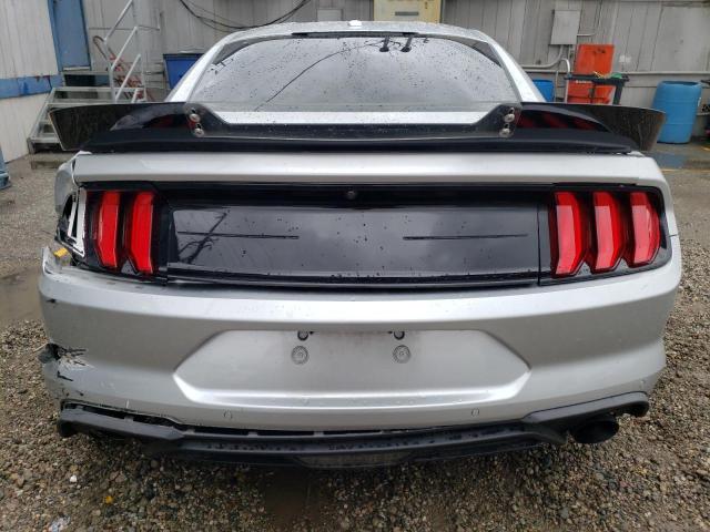 1FA6P8TH0K5181277 - 2019 FORD MUSTANG SILVER photo 6