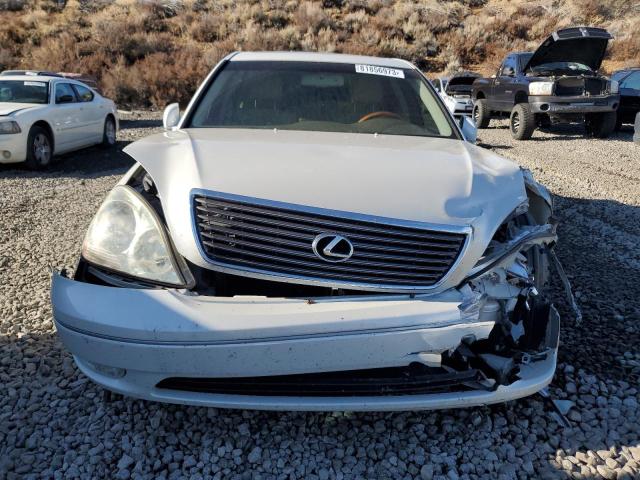 JTHBN30FX10011071 - 2001 LEXUS LS 430 WHITE photo 5