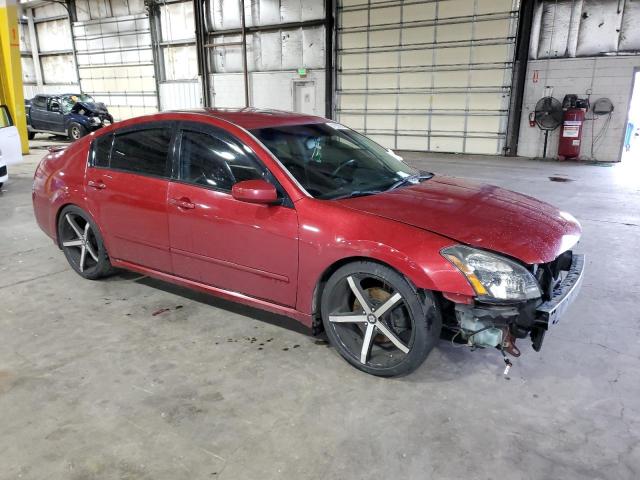 1N4BA41E17C811537 - 2007 NISSAN MAXIMA SE RED photo 4