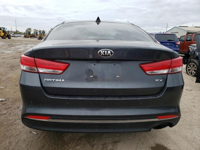 5XXGU4L39JG181910 - 2018 KIA OPTIMA EX BLACK photo 6