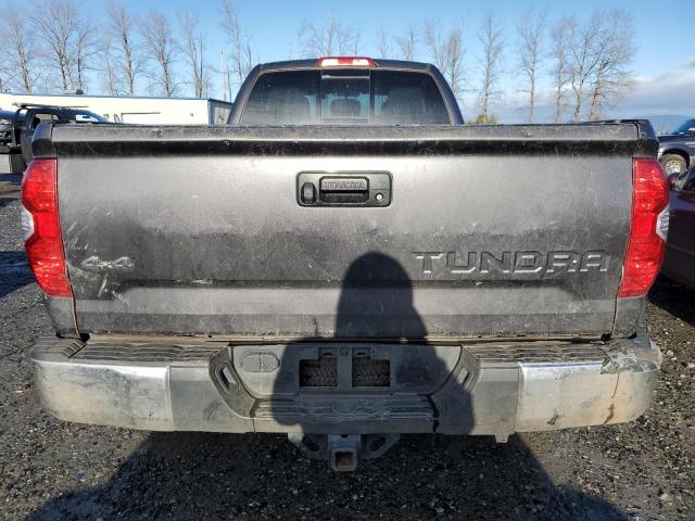 5TFCY5F11GX019709 - 2016 TOYOTA TUNDRA DOUBLE CAB SR/SR5 GRAY photo 6