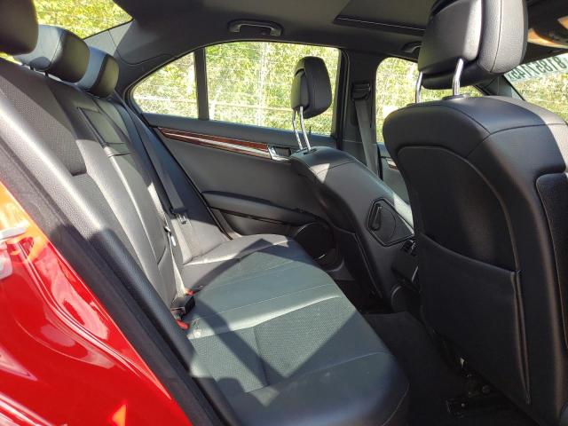 WDDGF81X19F268613 - 2009 MERCEDES-BENZ C 300 4MATIC RED photo 10